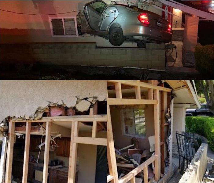Stolen car into home in Rowland Heights